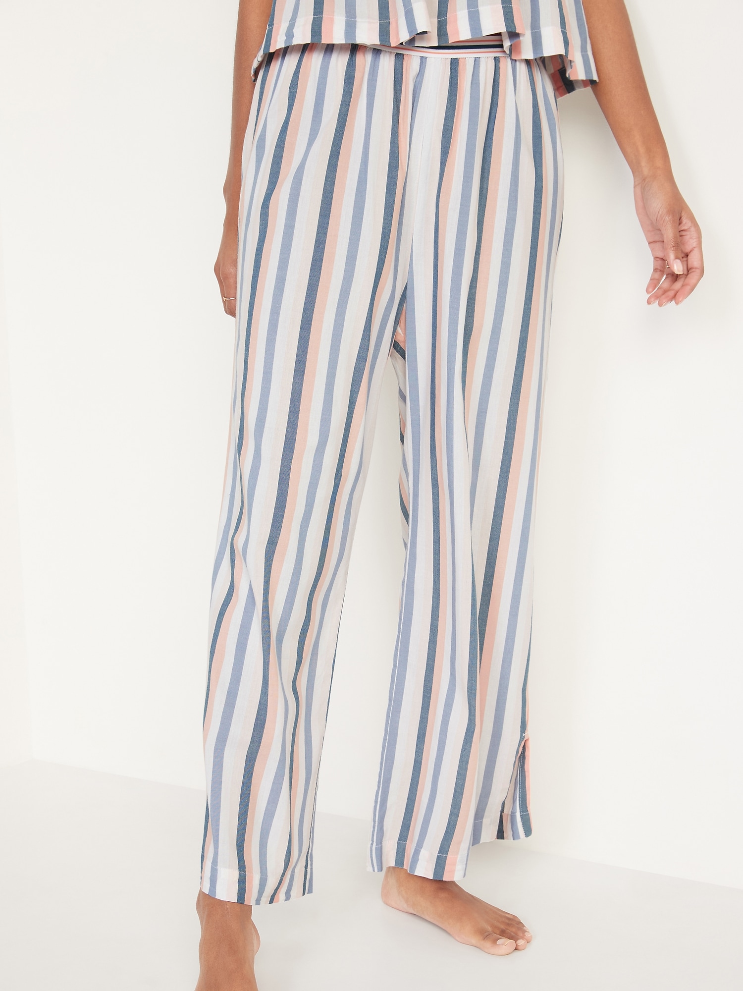 Elastic-Waist Soft-Woven Wide-Leg Pajama Pants for Women | Old Navy