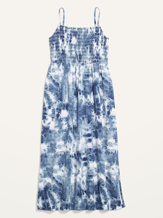Smocked Fit & Flare Tie-Dye Cami Midi Dress for Women | Old Navy