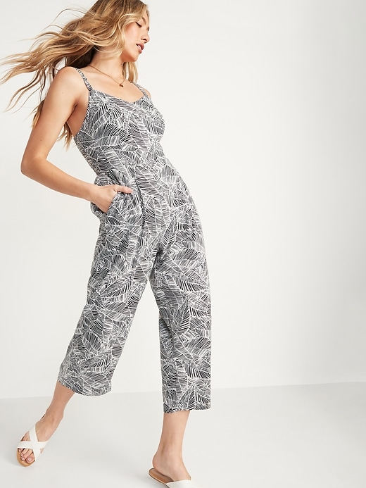 Image number 4 showing, Printed Cami Jumpsuit for Women