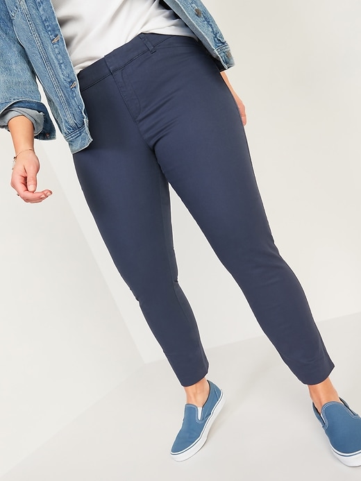 Image number 1 showing, Mid-Rise Pixie Chino Ankle Pants