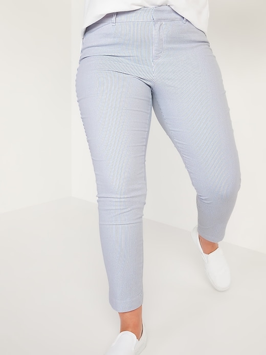 Image number 1 showing, Mid-Rise Pixie Chino Ankle Pants