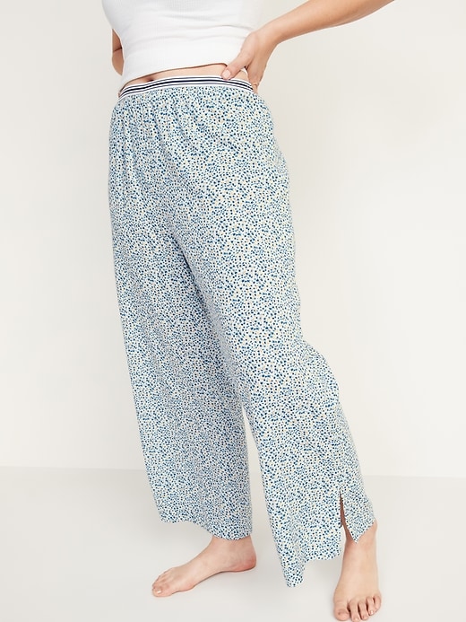 Old Navy - Elastic-Waist Soft-Woven Wide-Leg Pajama Pants for Women