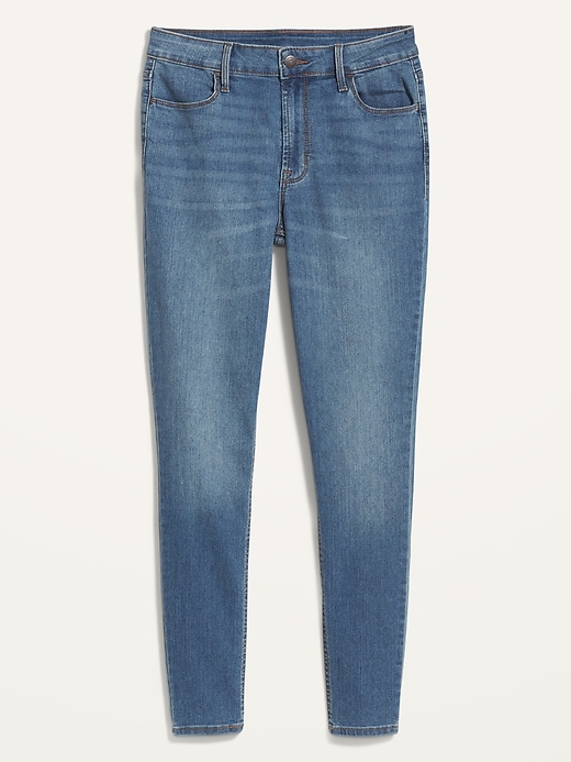 Image number 4 showing, High-Waisted Super Skinny Ankle Jeans