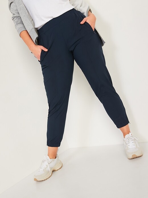 old navy mid rise stretchtech joggers