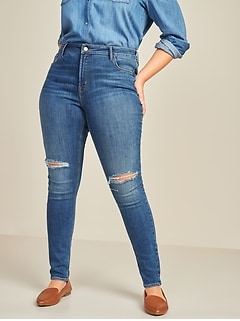 Old navy ripped skinny jeans Clearance