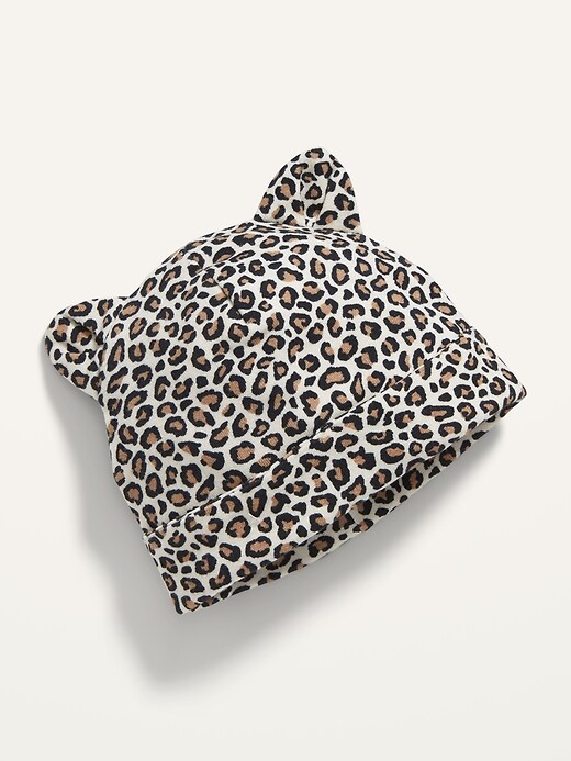 View large product image 1 of 2. Unisex Leopard-Critter Beanie for Baby