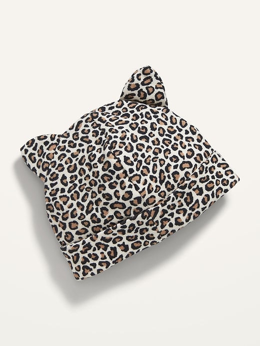 View large product image 2 of 2. Unisex Leopard-Critter Beanie for Baby