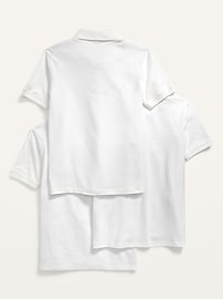 Image number 2 showing, School Uniform Polo Shirt 3-Pack for Boys
