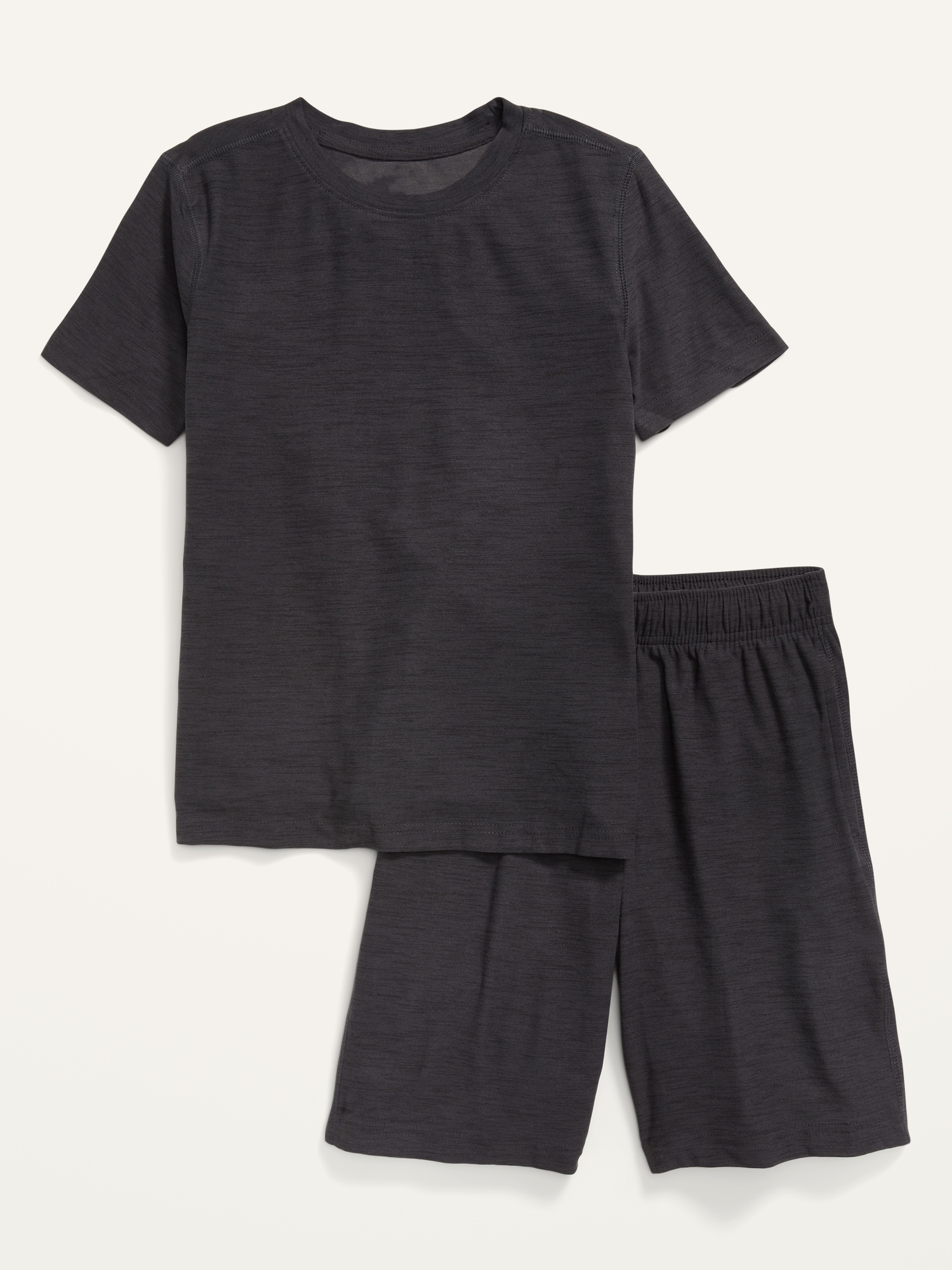 Old Navy Breathe On Tee And Shorts Set For Boys black. 1