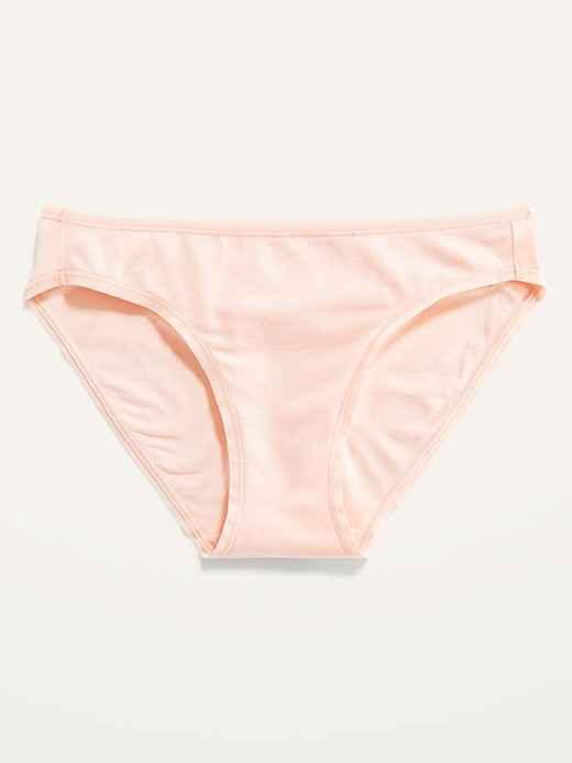 Image number 1 showing, Supima&#174 Cotton-Blend Bikini Underwear
