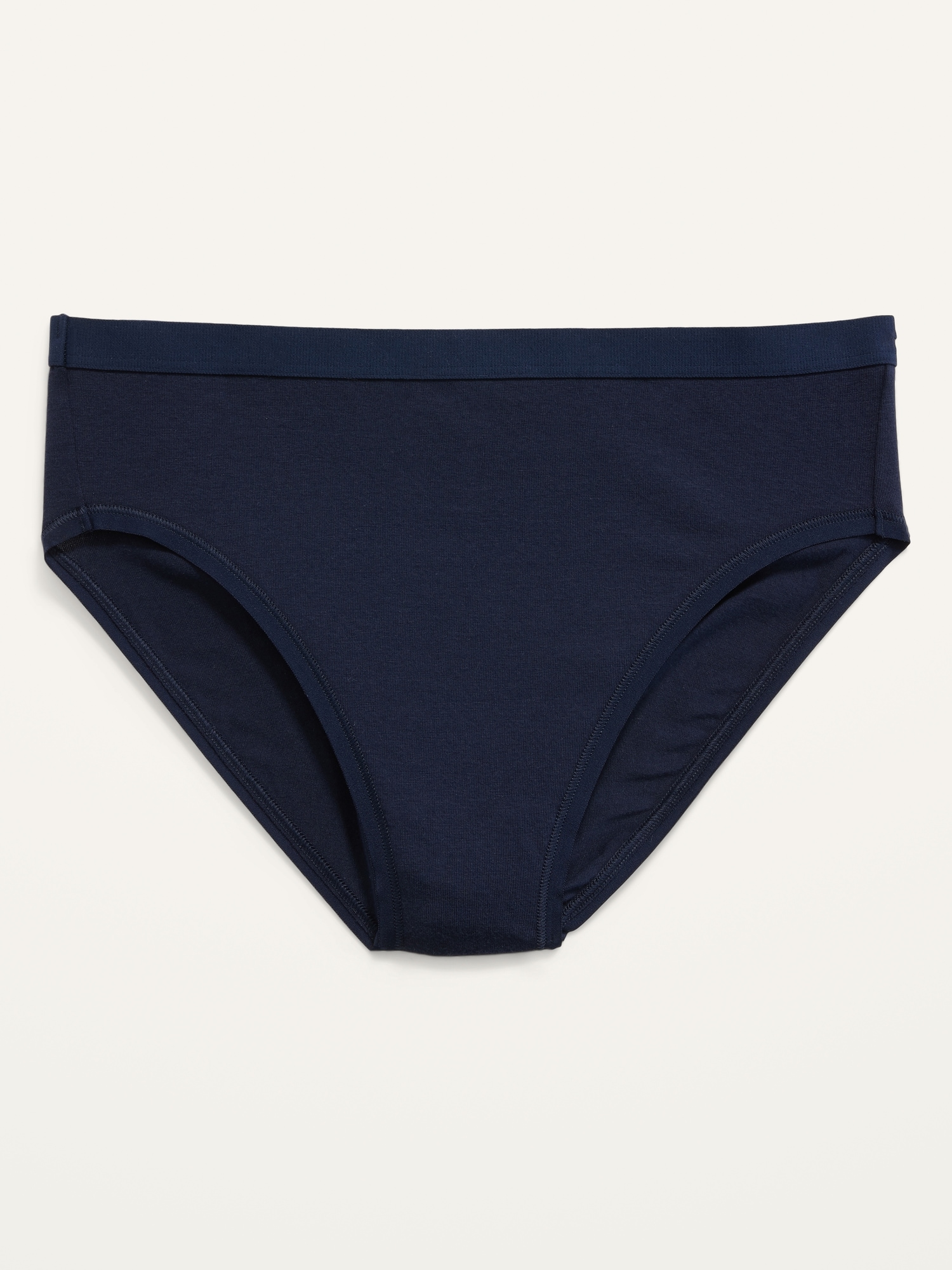 Old Navy High-Waisted Supima® Cotton-Blend Bikini Underwear for Women blue. 1