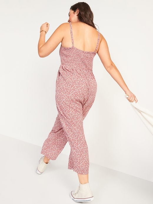 Image number 2 showing, Smocked Cami Jumpsuit for Women