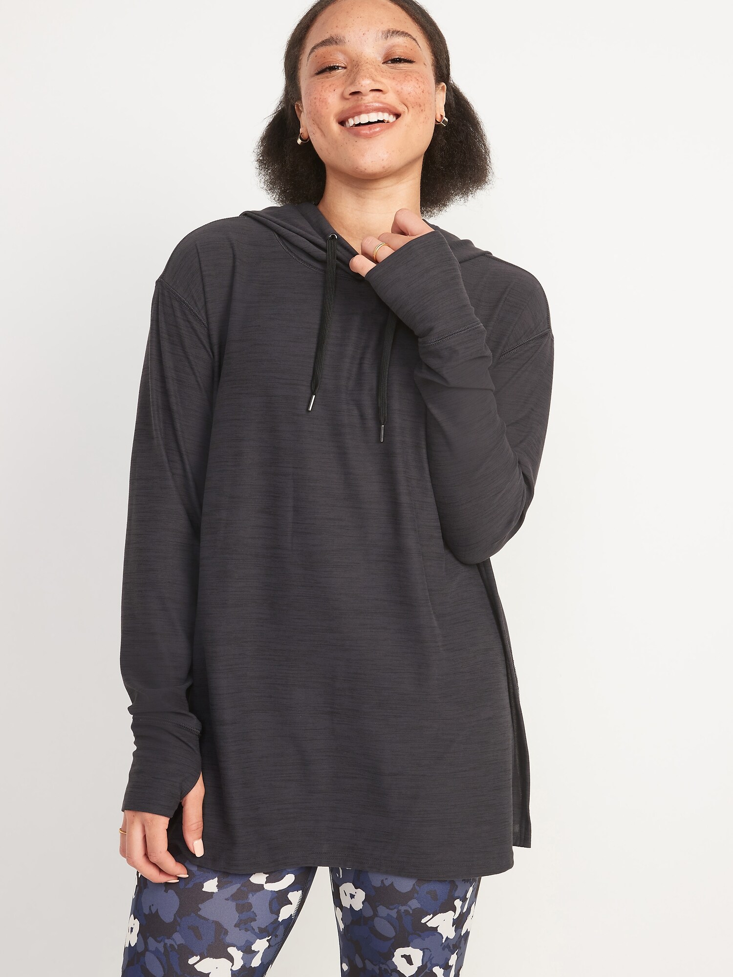 Maternity Breathe ON LongSleeve SlubKnit Nursing Hoodie Old Navy