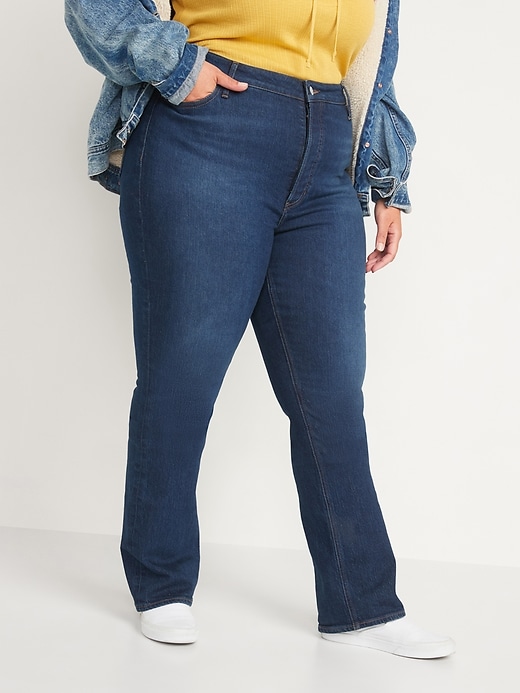 Image number 6 showing, Extra High-Waisted Button-Fly Kicker Boot-Cut Jeans for Women