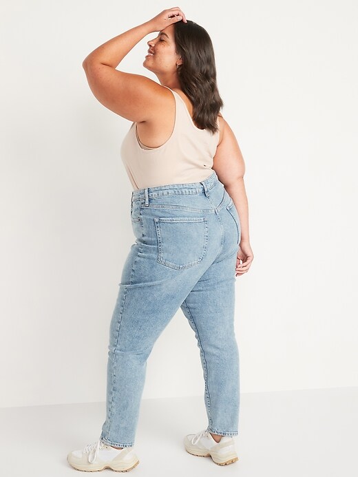 Image number 8 showing, Higher High-Waisted Button-Fly O.G. Straight Jeans