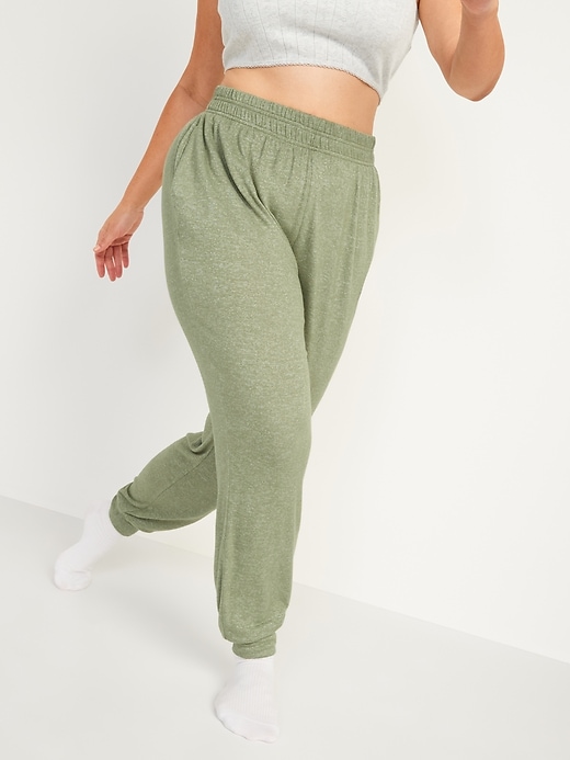 old navy plush knit joggers