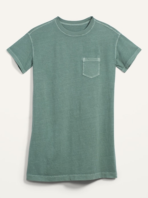 Image number 3 showing, Loose Vintage Garment-Dyed T-Shirt Shift Dress for Women