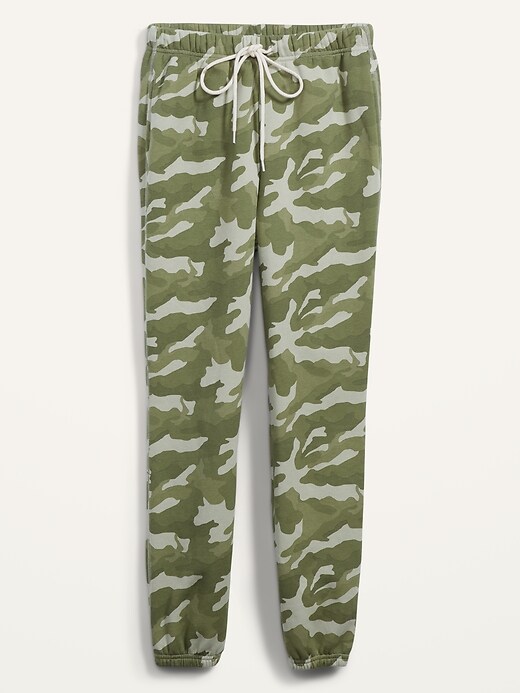 Image number 3 showing, Extra High-Waisted Cropped French-Terry Classic Jogger Sweatpants