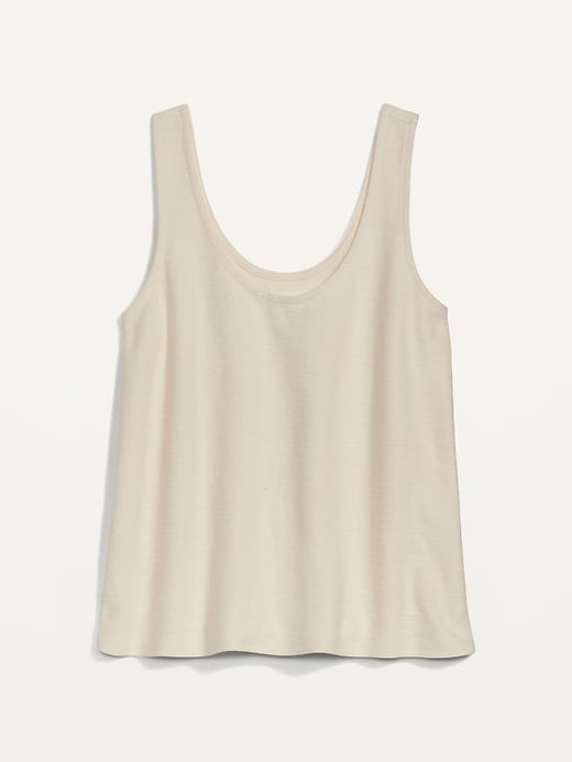 Image number 2 showing, Lightweight Textured-Knit Lounge Tank Top for Women