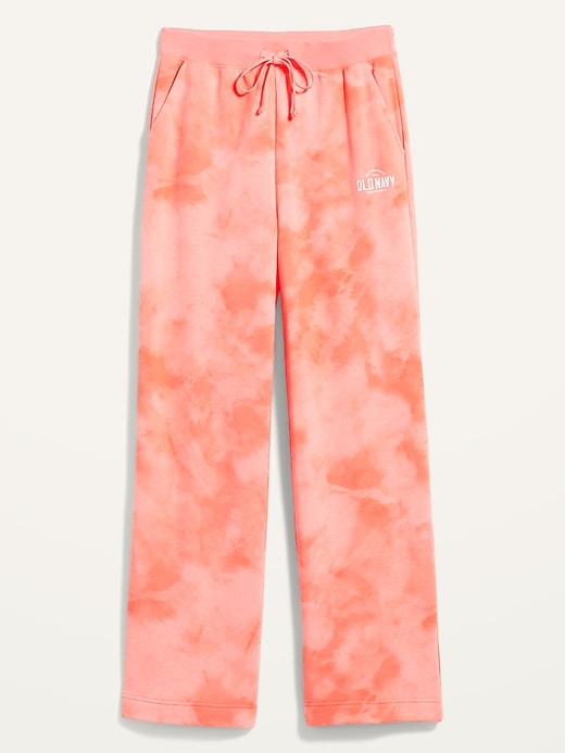 View large product image 1 of 2. Extra High-Waisted Logo-Graphic Sweatpants
