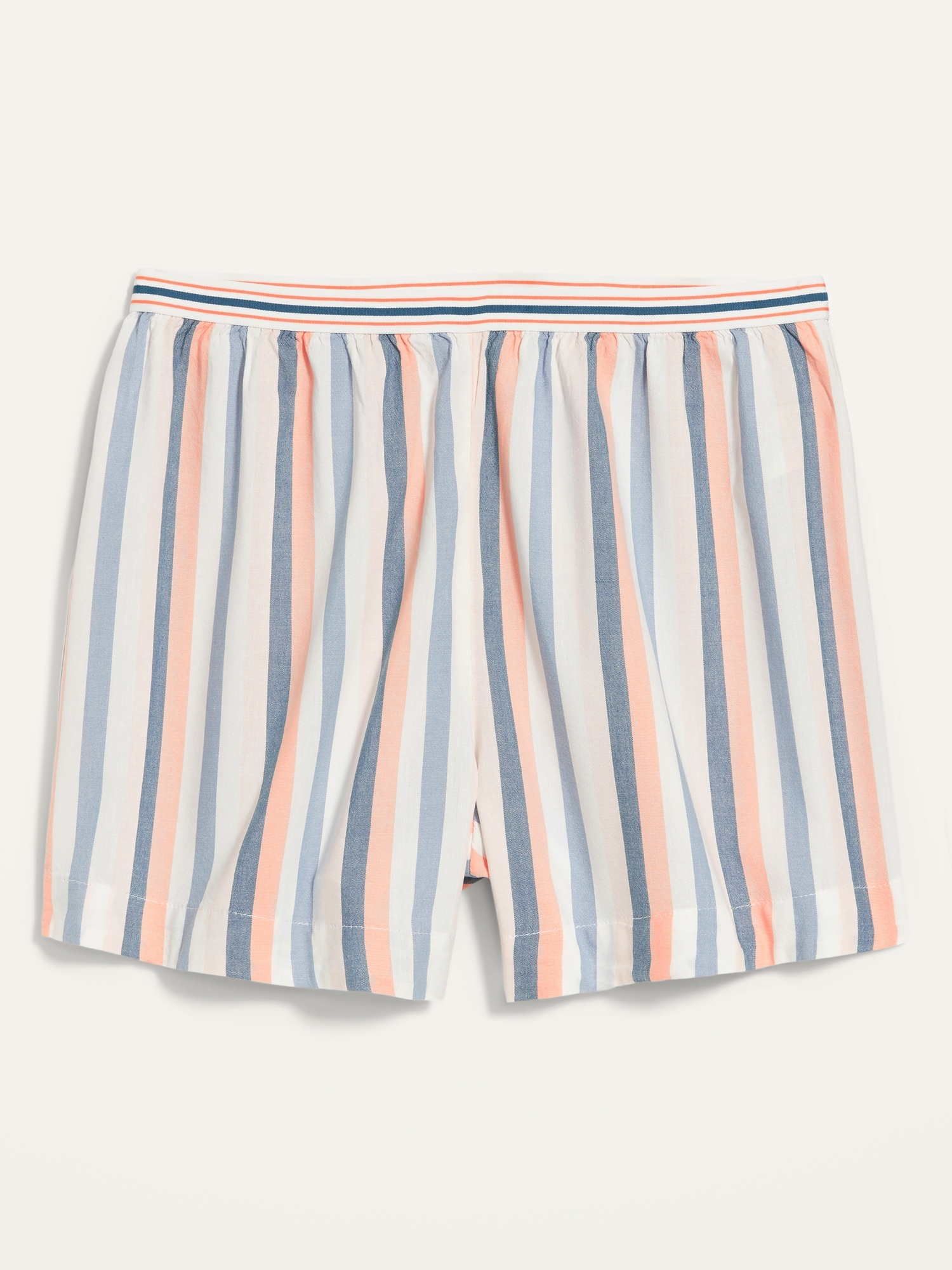 High-Waisted Soft-Woven Pajama Shorts for Women -- 4-inch inseam