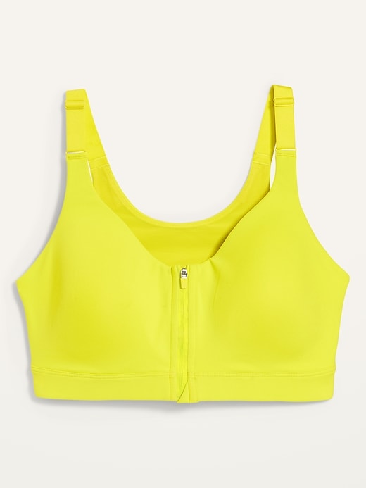 Image number 4 showing, High-Support PowerSoft Zip-Front Sports Bra 32C-42C