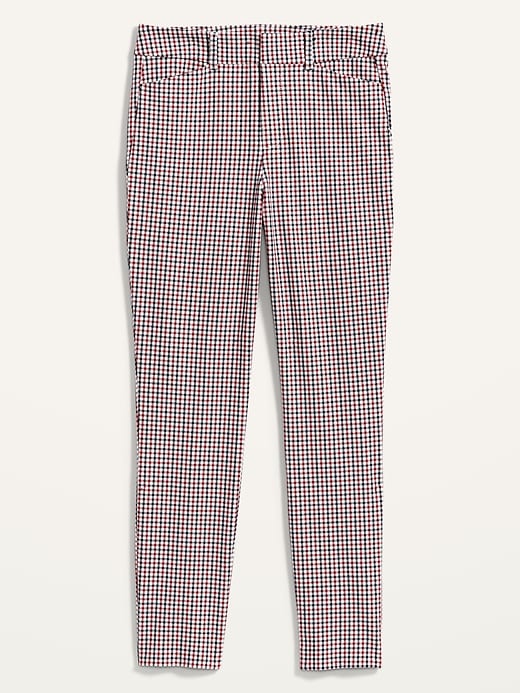 Image number 3 showing, High-Waisted Patterned Pixie Skinny Ankle Pants for Women