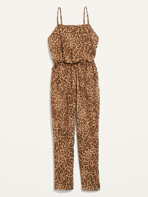 Waist-Defined Sleeveless Cropped Cami Jumpsuit Old Navy