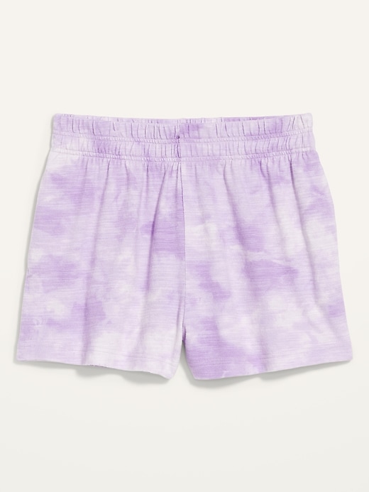 View large product image 2 of 3. High-Waisted Cozy-Knit Pajama Shorts -- 2-inch inseam