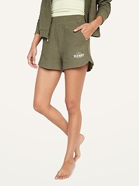 Extra High-Waisted Textured Dolphin-Hem 