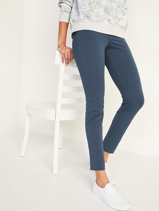 Image number 5 showing, High-Waisted Pixie Skinny Ankle Pants for Women