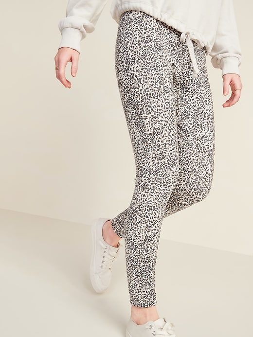 Image number 3 showing, High-Waisted Stevie Ponte-Knit Printed Pants