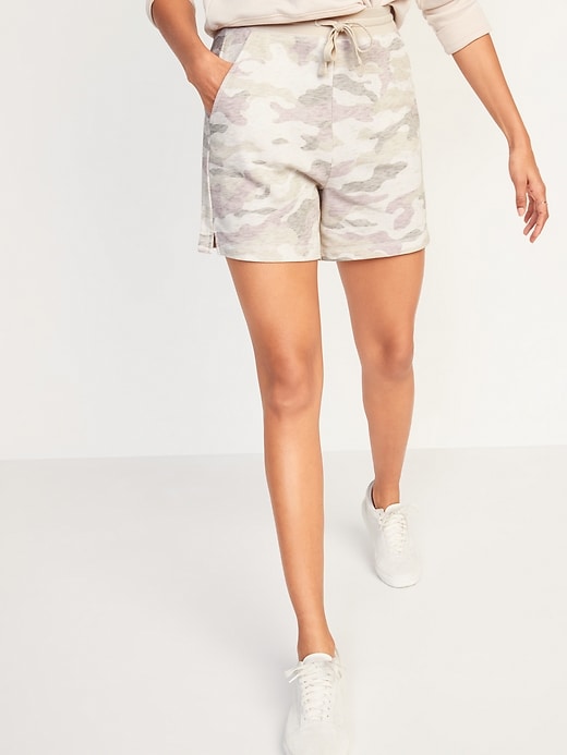 Womens camo shorts old cheap navy