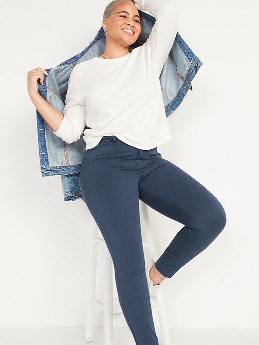 Image number 3 showing, High-Waisted Pixie Skinny Ankle Pants for Women