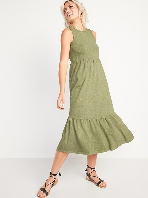 tiered midi dress old navy Tiered Midi Dress