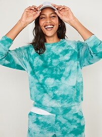 View large product image 3 of 3. Vintage Specially Dyed Crew-Neck Sweatshirt for Women