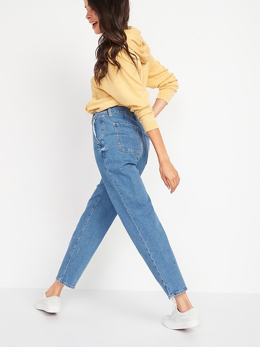 Image number 6 showing, Extra High-Waisted Sky Hi Straight Jeans for Women