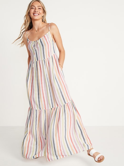 Image number 4 showing, Tiered Maxi Swing Sundress for Women