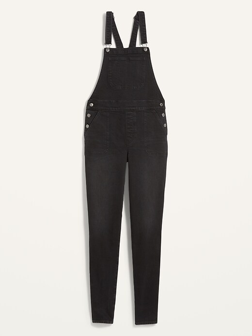 Image number 4 showing, O.G. Straight Black Jean Overalls
