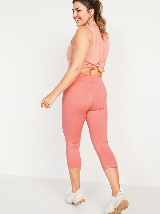 Image number 2 showing, High-Waisted CozeCore Crop Leggings for Women