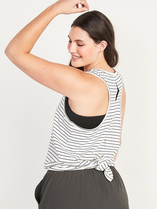 Image number 2 showing, Breathe ON Tie-Back Performance Tank Top