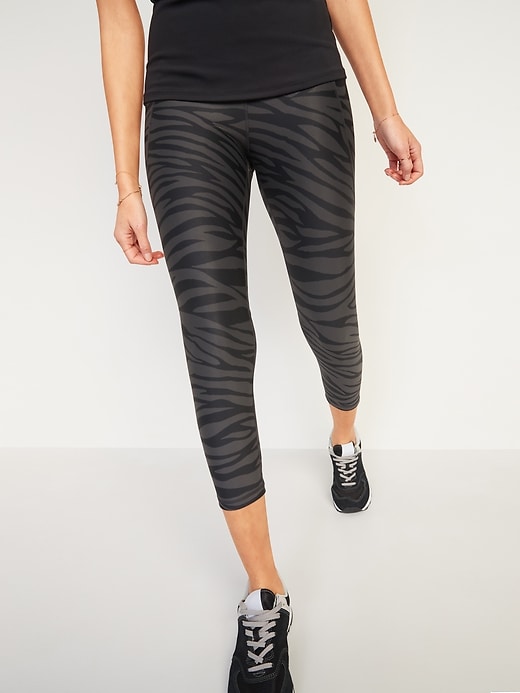 Image number 4 showing, High-Waisted PowerSoft Crop Leggings for Women