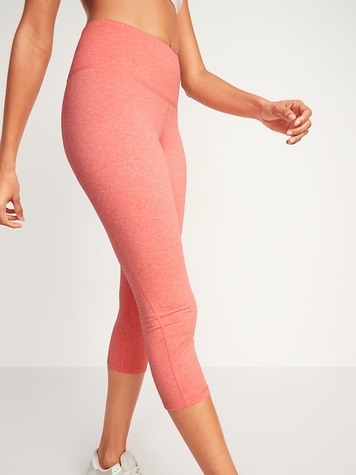 Image number 5 showing, High-Waisted CozeCore Crop Leggings for Women