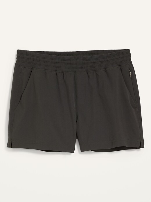 Image number 4 showing, High-Waisted StretchTech Performance Shorts -- 3.5-inch inseam