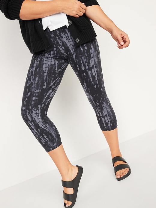 Image number 1 showing, High-Waisted Crop Leggings For Women