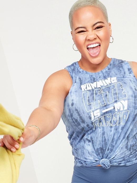 Graphic Muscle Tank Top for Women Old Navy