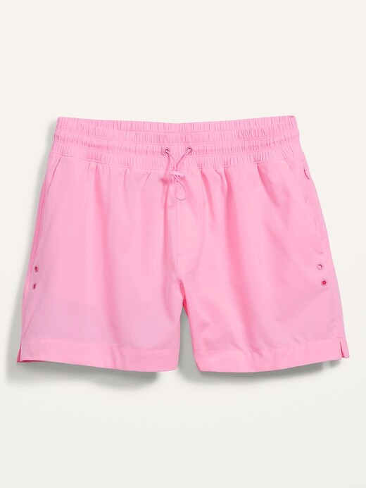 Image number 4 showing, High-Waisted StretchTech Shorts -- 4-inch inseam