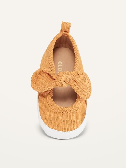 View large product image 2 of 4. Corduroy Bow-Tie Slip-On Sneakers for Baby