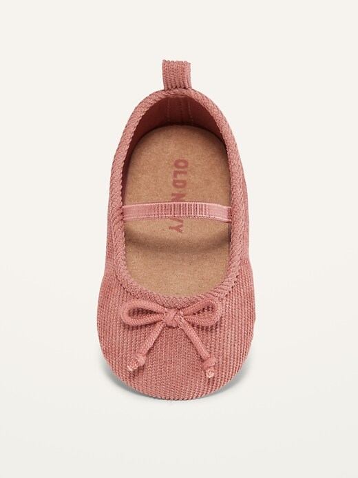 View large product image 2 of 4. Corduroy Ballet Flats for Baby