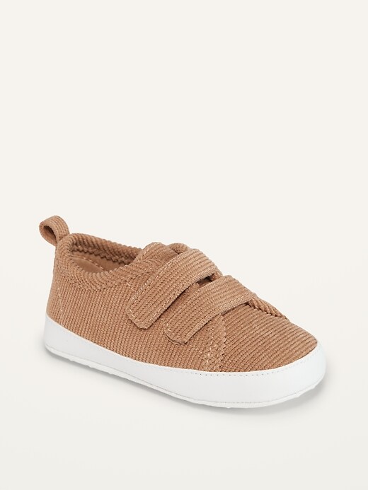 Unisex Secure-Close Corduroy Sneakers for Baby